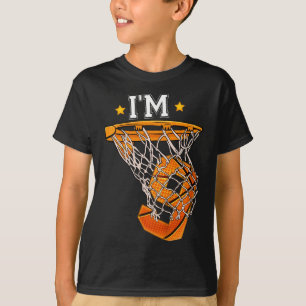 Camiseta Niños Noveno cumpleaños Bysketbyll Soy 9 Boy Chica