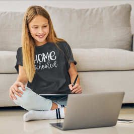 Camiseta Niños o Chicas de la escuela domiciliaria
