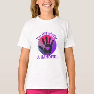 Camiseta Niños Oficialmente, soy un puñado de niños, qui