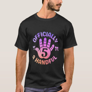 Camiseta Niños Oficialmente Un Coquete De Un Puñado Chica D