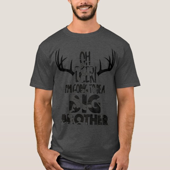 Camiseta Niños Oh Deer Gran Hermano Cazando Cazadores (Anverso)