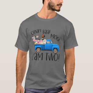 Camiseta Niños Oink Baa Moo Soy Dos Animales De Granja Cami