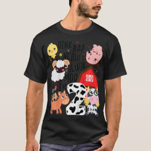 Camiseta Niños Oink Baa Neigh Cluck Moo I'm Two Farmer 2nd