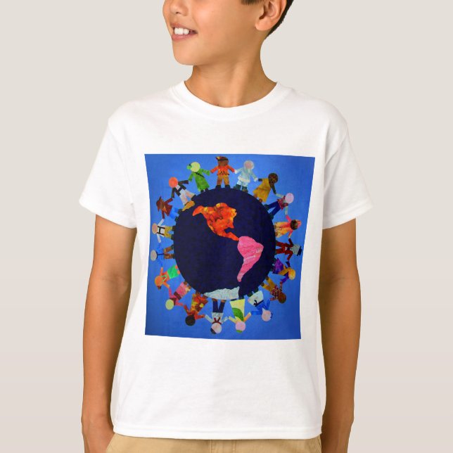 Camiseta Niños pacíficos en los camisas mundiales (Anverso)