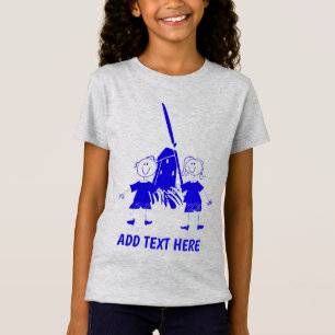 Camiseta Niños palos holandeses azules