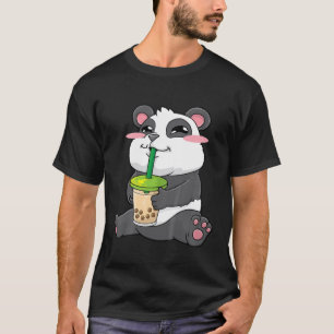 Camiseta Niños Panda Bubble Tea Boba Bebe Kawaii Cute Gift
