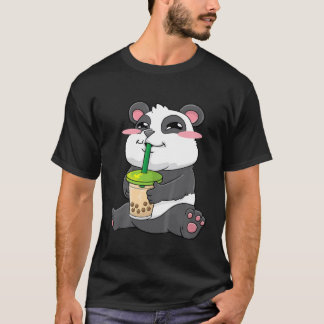 Camiseta Niños Panda Bubble Tea Boba Bebe Kawaii Cute Gift