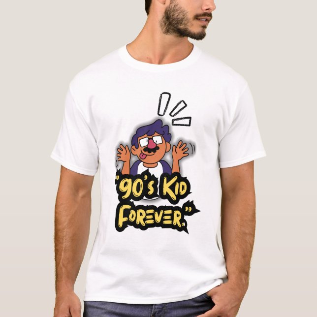 Camiseta Niños para siempre de los años 90 - Nostalgia Edic (Anverso)