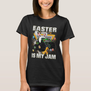 Camiseta Niños Pascua Es Mi Jam Monster Truck Bunny Niños T