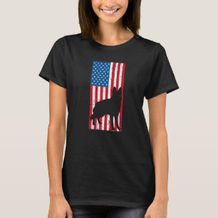Camiseta Niños Pastor Alemán Kids GSP Perro Patriótico Amer