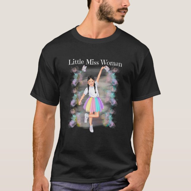 Camiseta Niños Pequeña Miss Mujer Día Internacional de la M (Anverso)