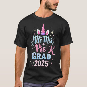 Camiseta Niños Pequeña Miss Preescolar Chicas Prek G