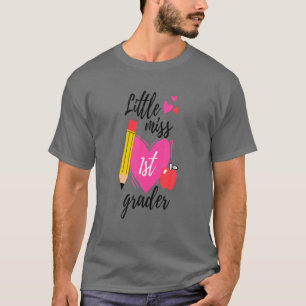 Camiseta Niños Pequeña Niña Niñera De Primer Grado - Primer