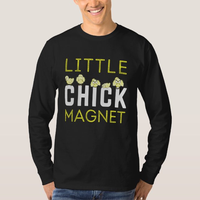 Camiseta Niños Pequeño Chick Magnet primavera verano criade (Anverso)