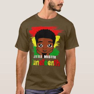Camiseta Niños Pequeño Mister 10 De Junio Niño Negro Pequeñ