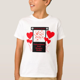 Camiseta Niños pequeños besando a los Día de San Valentín d