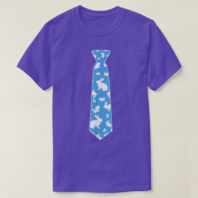 Camiseta Niños pequeños conejo conejo conejo tie niños de P (Diseño del anverso)