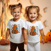 Niños pequeños de calabaza