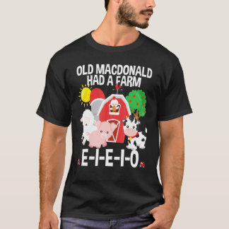 Camiseta Niños Pequeños El Viejo Macdonald Tuvieron Una Gra