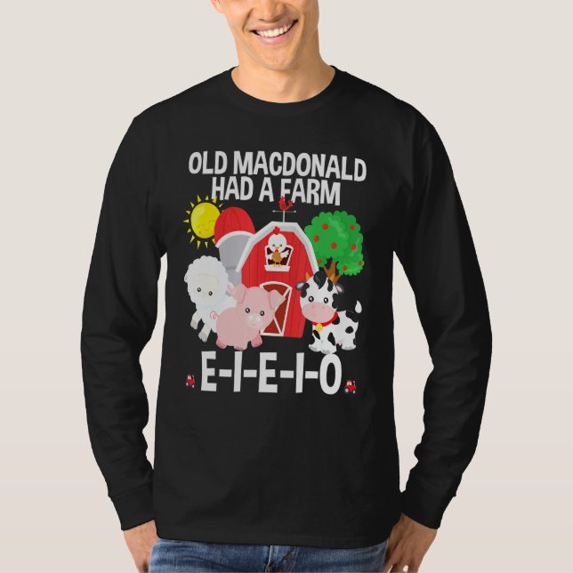 Camiseta Niños Pequeños El Viejo Macdonald Tuvieron Una Gra (Anverso)