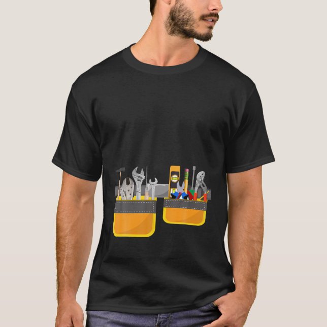 Camiseta Niños pequeños, mano de obra fácil del constructor (Anverso)