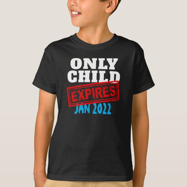 Camiseta Niños pequeños sólo caducan (fecha de introducción (Anverso)