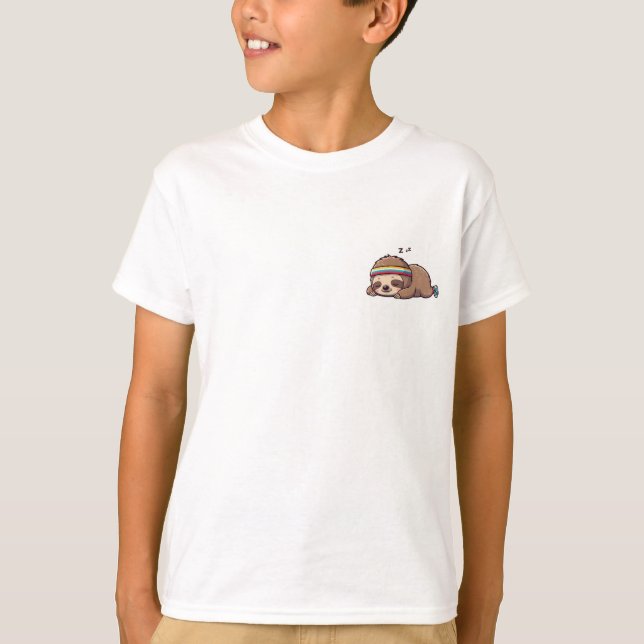 Camiseta Niños Perezosos Atletas Durmiendo (Anverso)