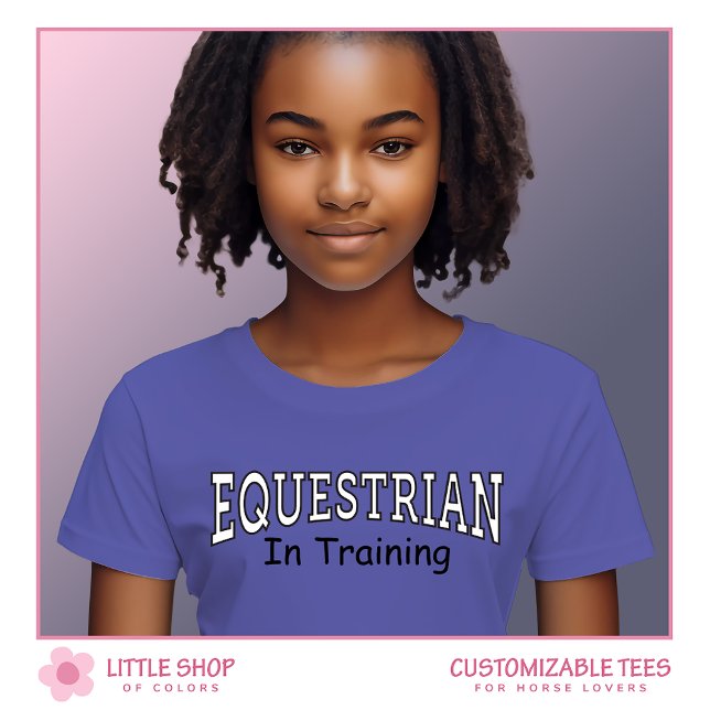 Camiseta Niños Personalizables de Equitación en Entrenamien (Subido por el creador)