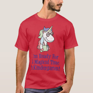Camiseta Niños Personalizado Unicornio Preparados Para Un T