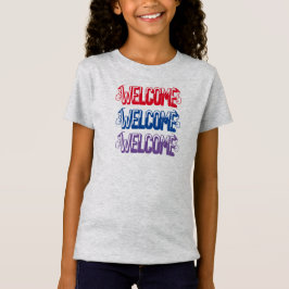 Camiseta Niños personalizados camisas de bienvenida para ch