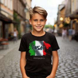 Camiseta Niños personalizados con la bandera de los pincele