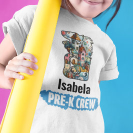Camiseta Niños personalizados pre-K, Junior Kinder y clase 