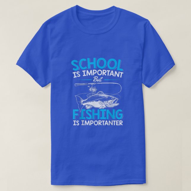 Camiseta Niños Pescadores Jóvenes Pescadores Menores Pescad (Diseño del anverso)