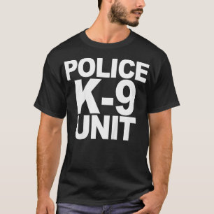 Camiseta Niños Policía Unidad K9 Policía de Policía de Apli