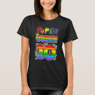 Camiseta Niños Pop It Chica De Cumpleaños 10 Por Univ De Ch