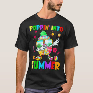 Camiseta Niños Poppin En Verano Pop It Pineapple Estudiante