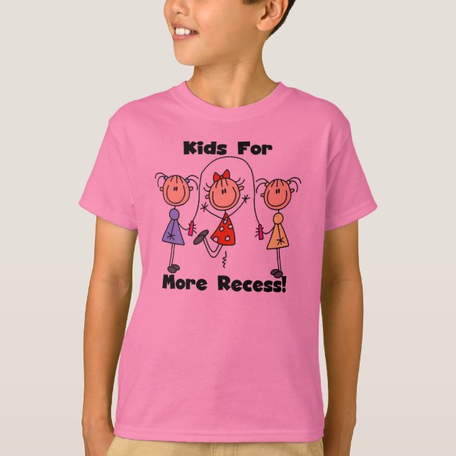 Camiseta Niños por más recreo (Anverso)