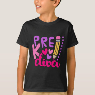 Camiseta Niños Predican A La Diva De Vuelta A La Escuela