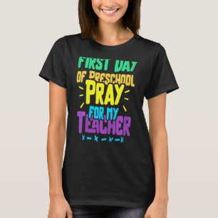 Camiseta Niños Preescolar Preescolar Primer Día De La Escue