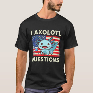 Camiseta Niños Preguntas de Ajolote Americanas Mexicanas Ca