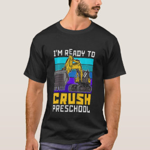 Camiseta Niños Preven Excavadora De Crawler K Estoy Listo P
