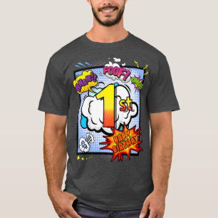 Camiseta Niños Primer cumpleaños 1 año de edad Libros de hi