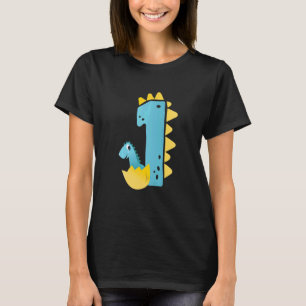 Camiseta Niños primer cumpleaños Dinosaurio Pérsico Temátic