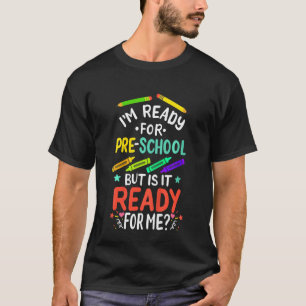 Camiseta Niños Primer Día De Educación Preescolar Primer Dí