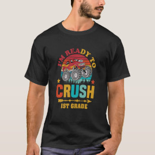 Camiseta Niños Primer Día De Primer Grado Listos Para Aplas