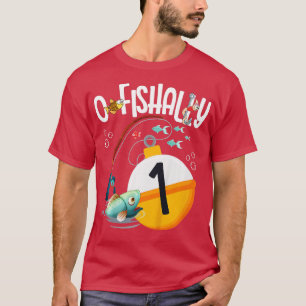 Camiseta Niños Primer Tema De La Pesca De Cumpleaños Para N