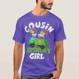 Camiseta Niños Primo De Chica De Cumpleaños Coincidiendo Co