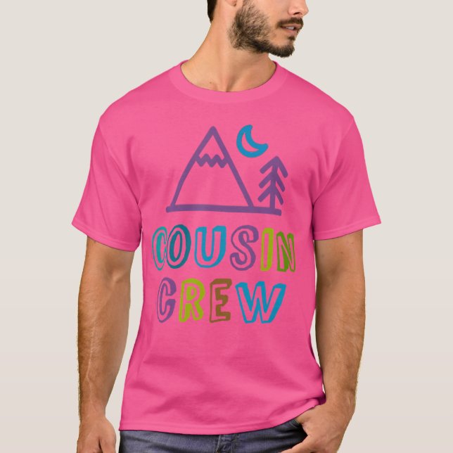 Camiseta Niños Primos Tripulación Abuela Abuelo Híbrido Cam (Anverso)