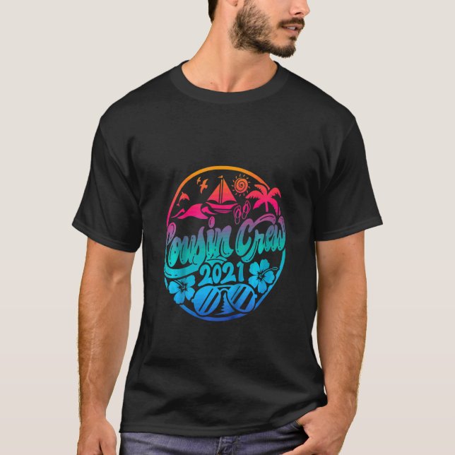 Camiseta Niños Primos Tripulación Familia Verano Vacaciones (Anverso)