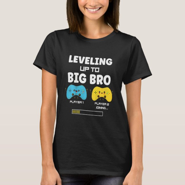 Camiseta Niños Promocionados A Big Bro 2023 Hasta Big B (Anverso)